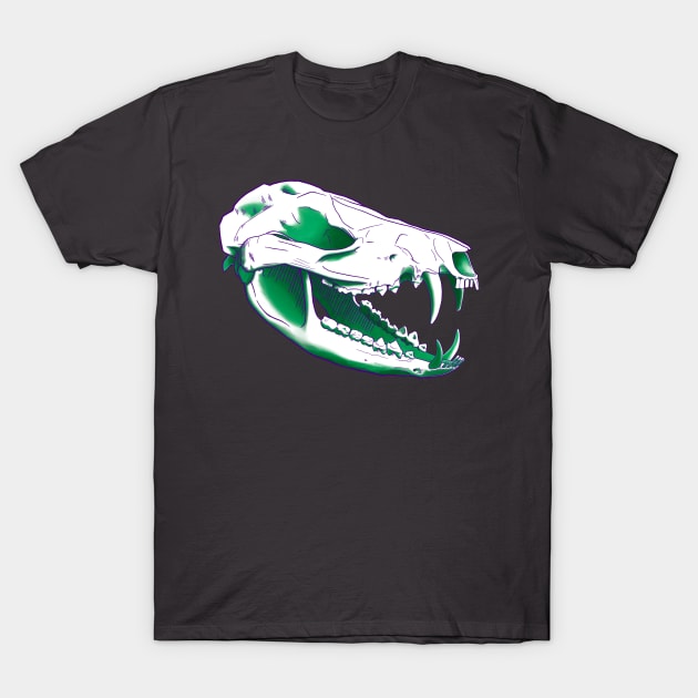 Opossum Skull (Genderqueer) T-Shirt by theartfulscientist